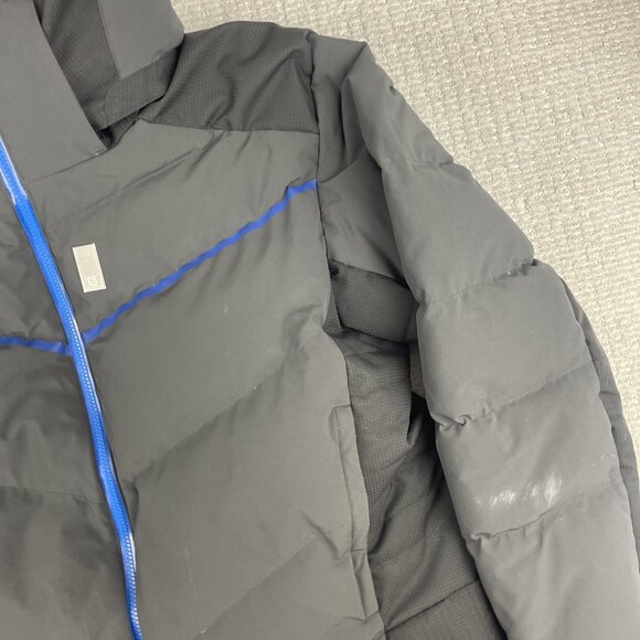 Salomon Men XL Advanced Skin Dry 20k Down Jacket Coat Black Pertex Shield+ - Picture 4 of 16